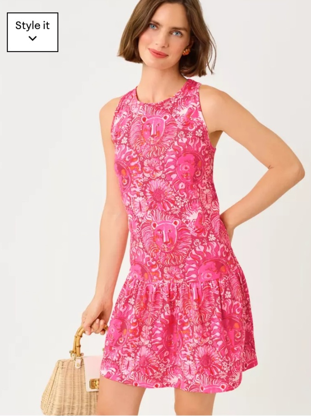 NWT Lilly Pulitzer Dixi Dress (Paradise Punch Jims Stuff) Size XL